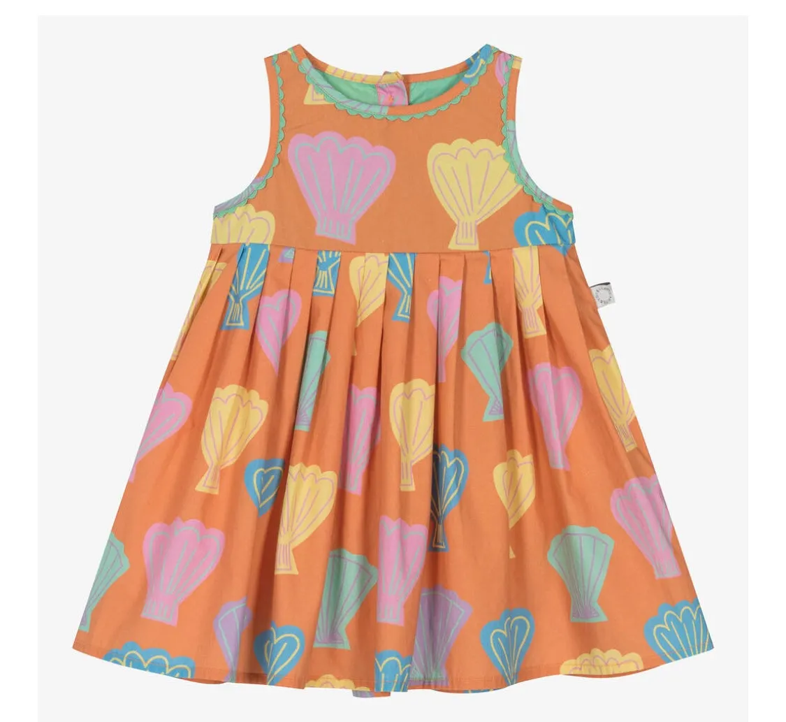 Stella McCartney Sleeveless Big Shells Dress w/ Bloomer