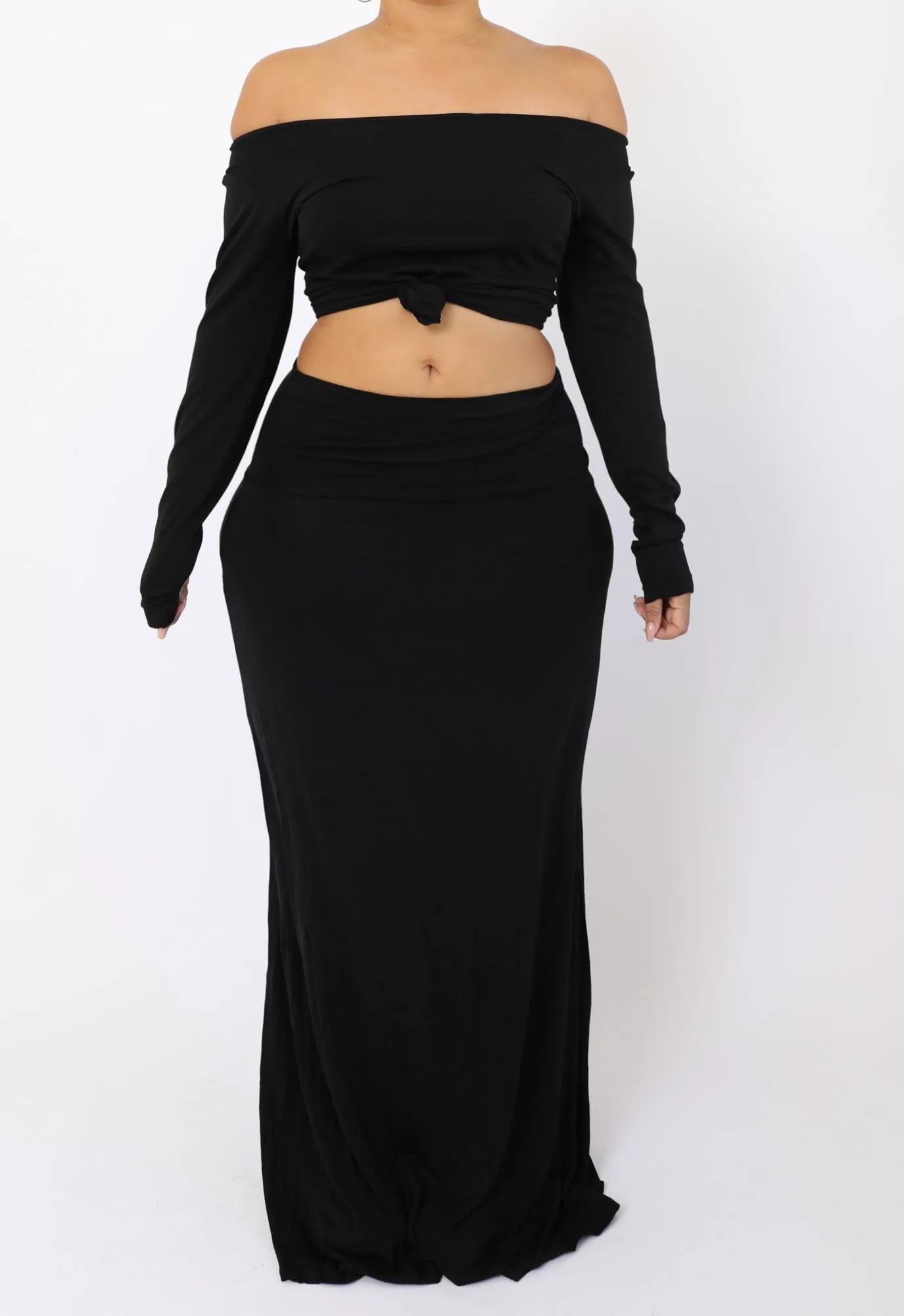 Stretch Maxi Skirt