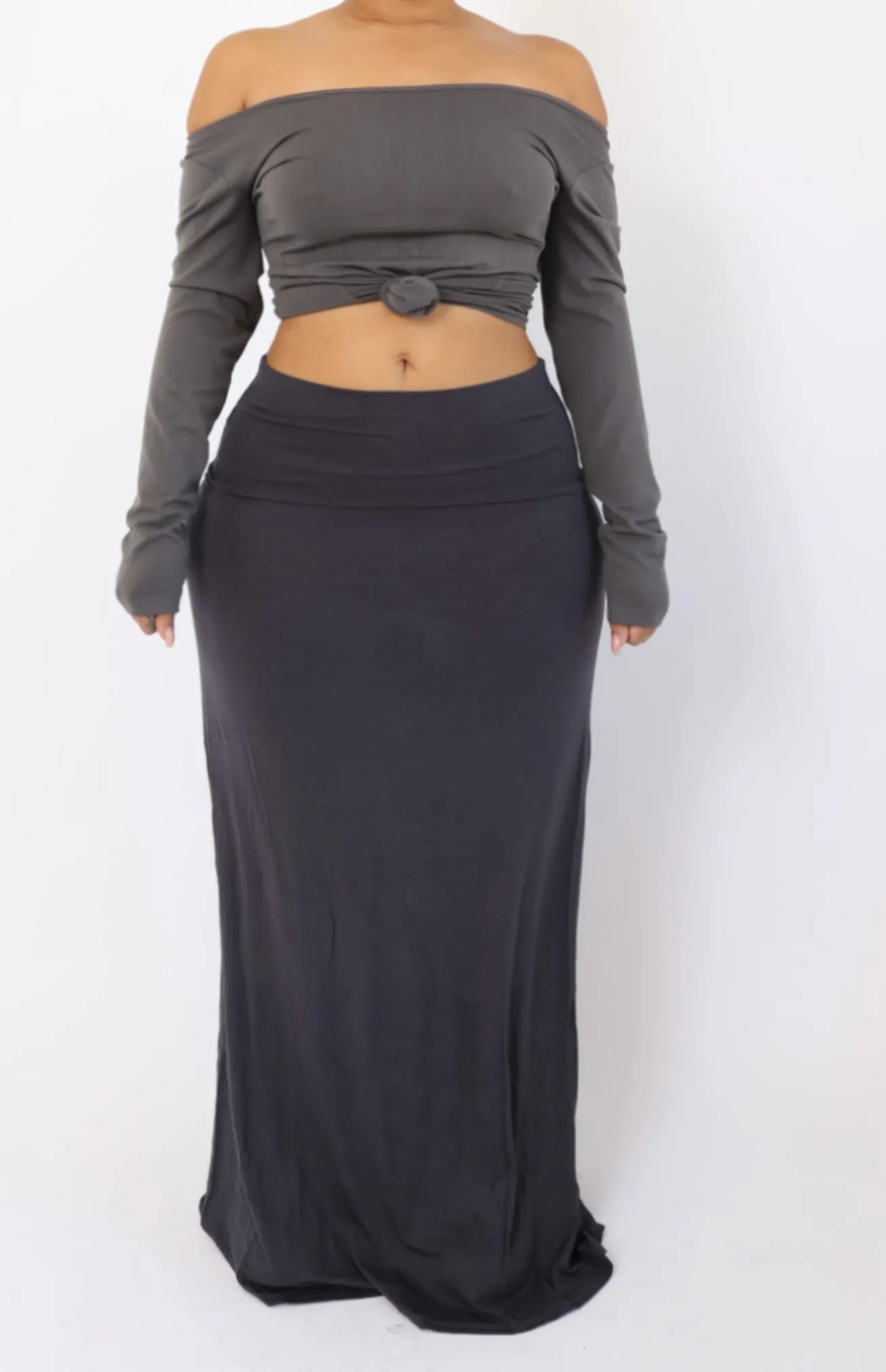 Stretch Maxi Skirt