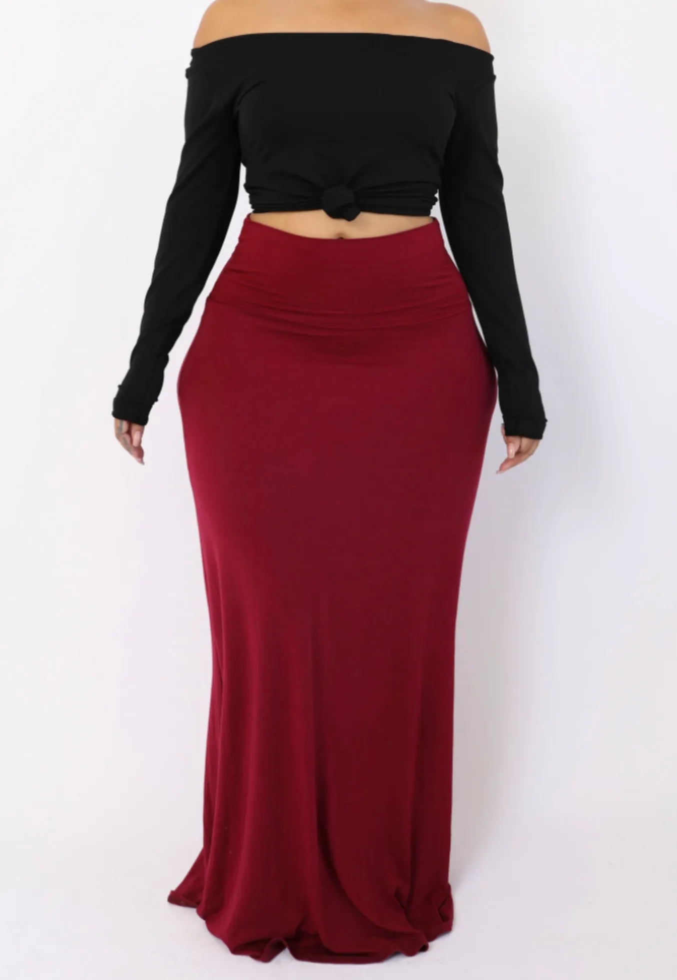 Stretch Maxi Skirt