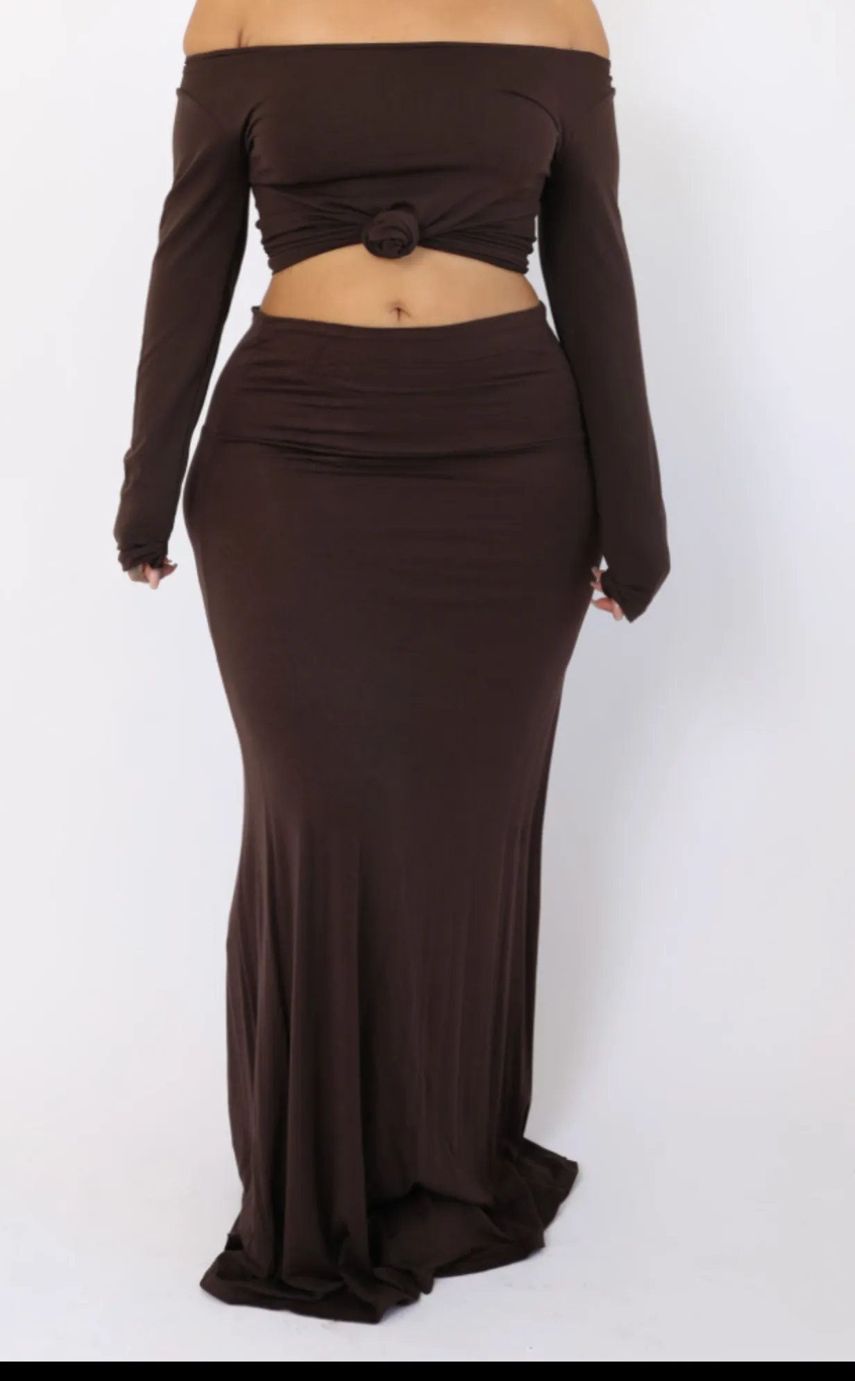 Stretch Maxi Skirt