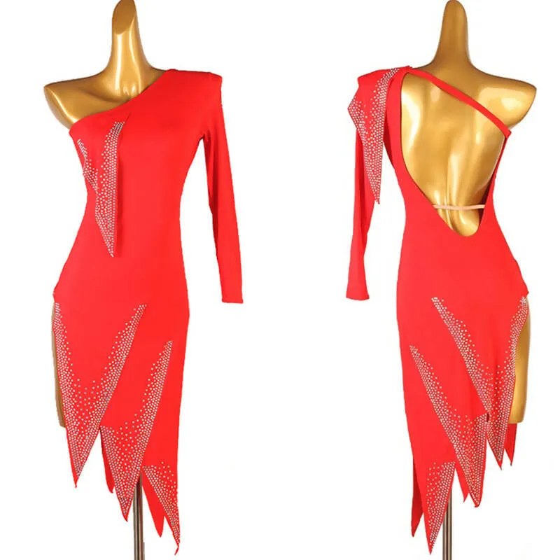 Striking Asymmetric Dress | LQ358