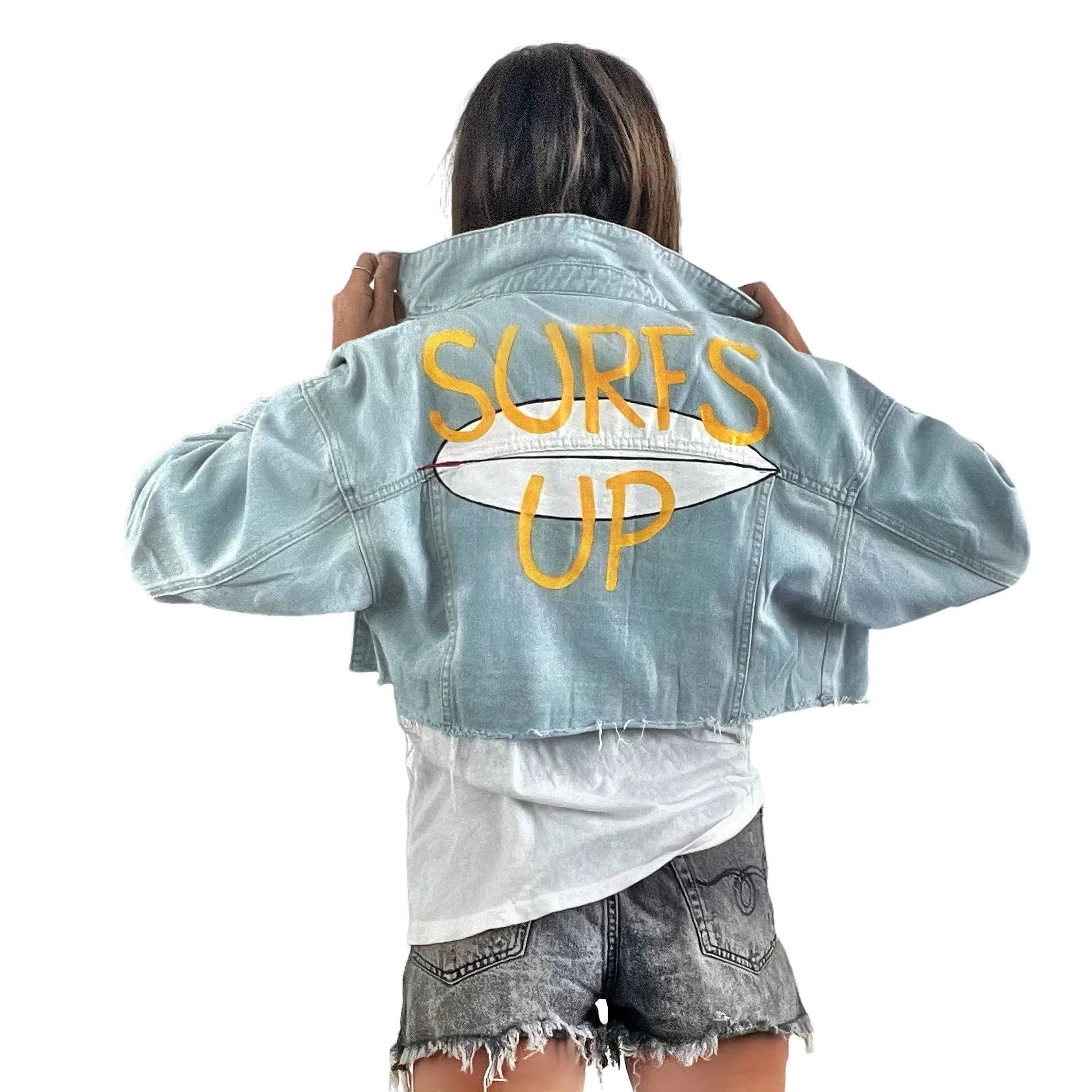 'Surfs Up' Denim Jacket