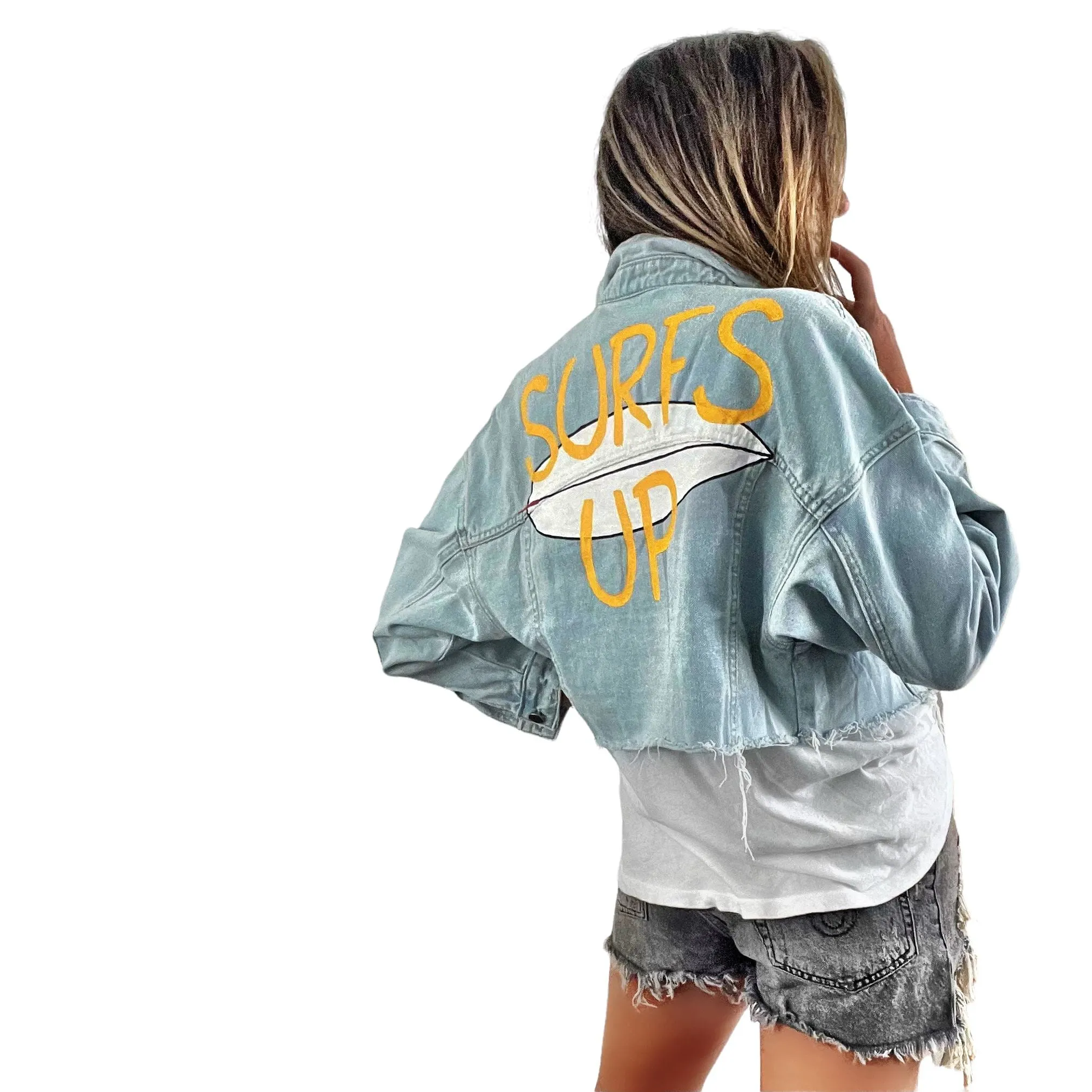 'Surfs Up' Denim Jacket