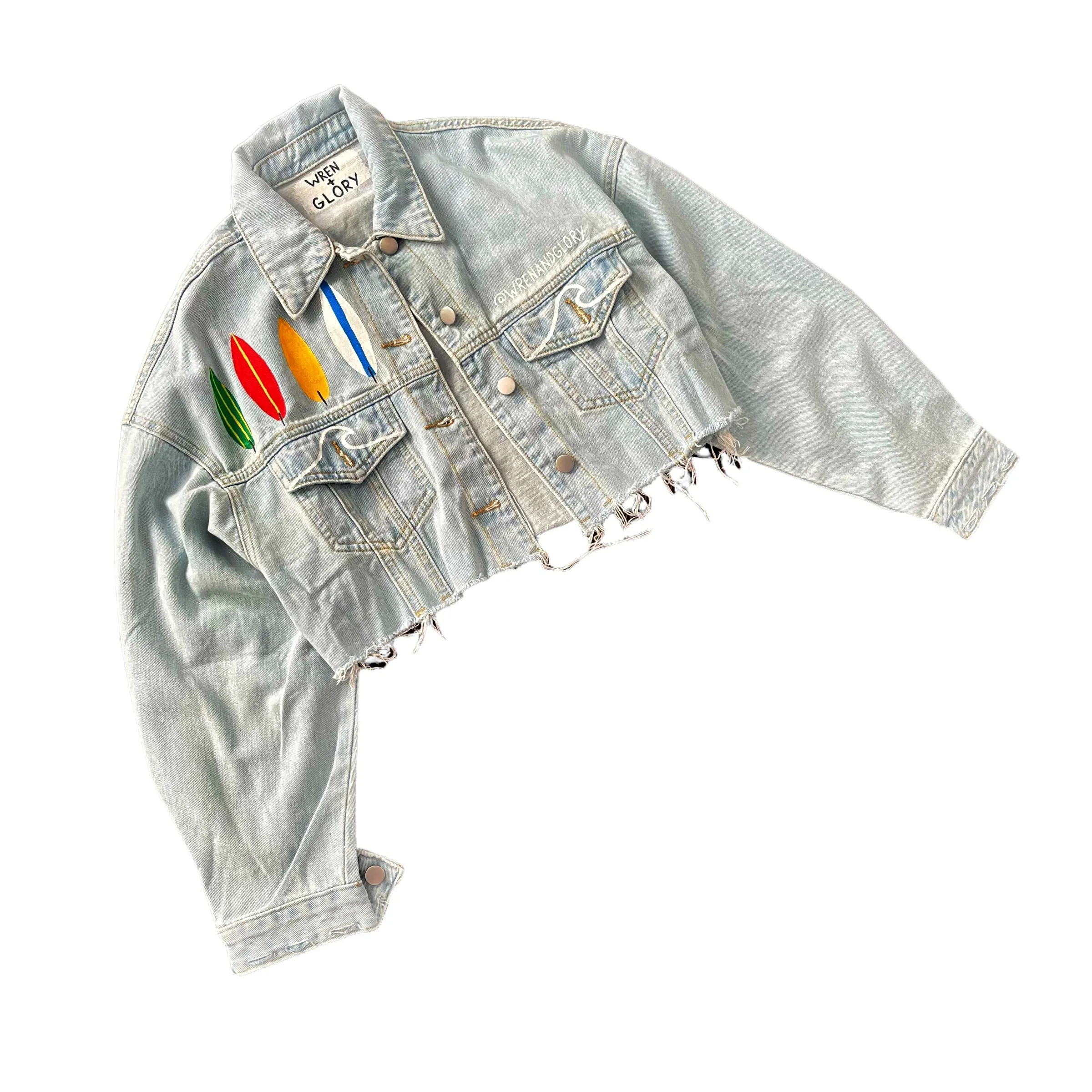 'Surfs Up' Denim Jacket