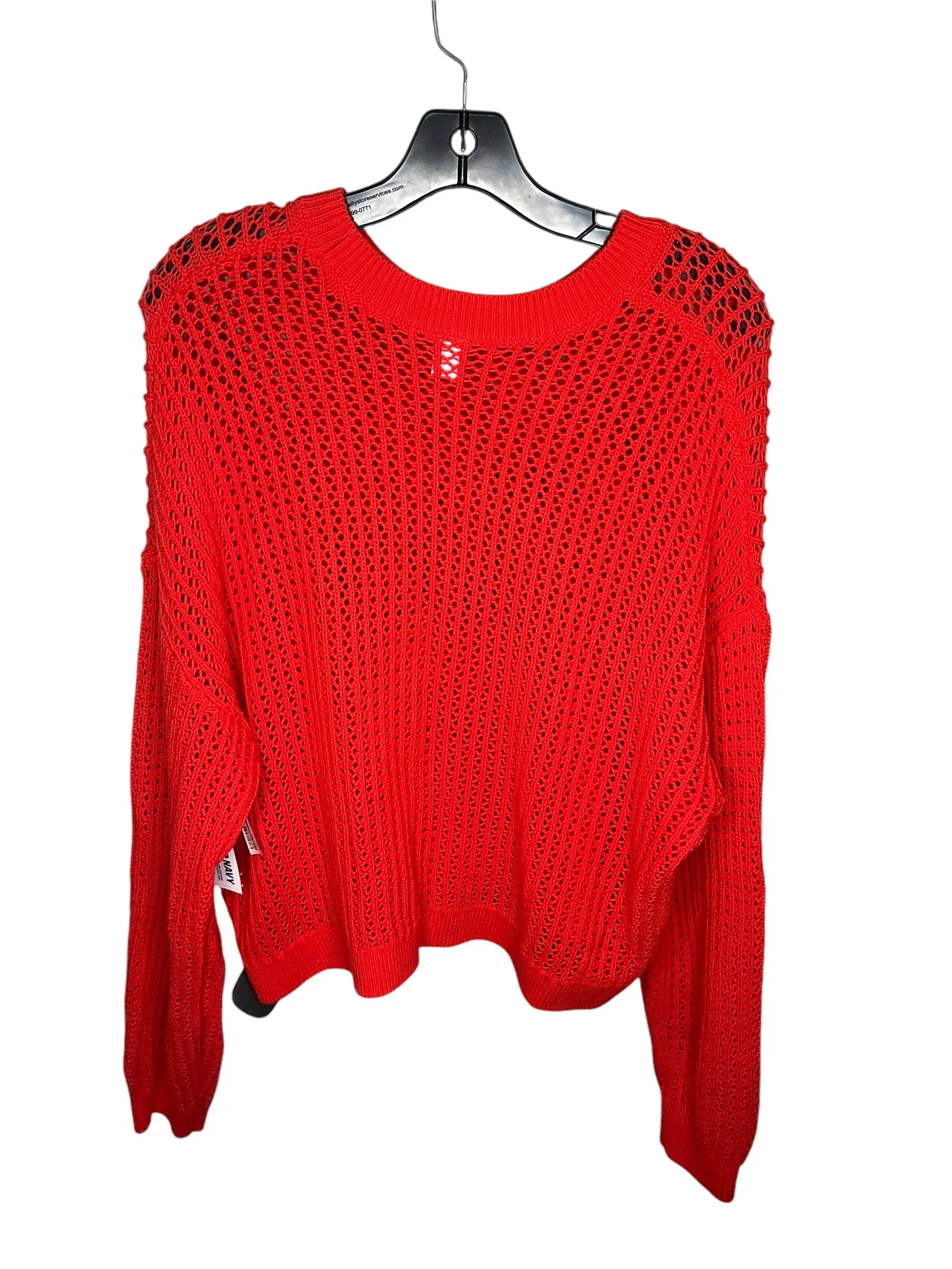 Sweater By Old Navy In Red, Size: L