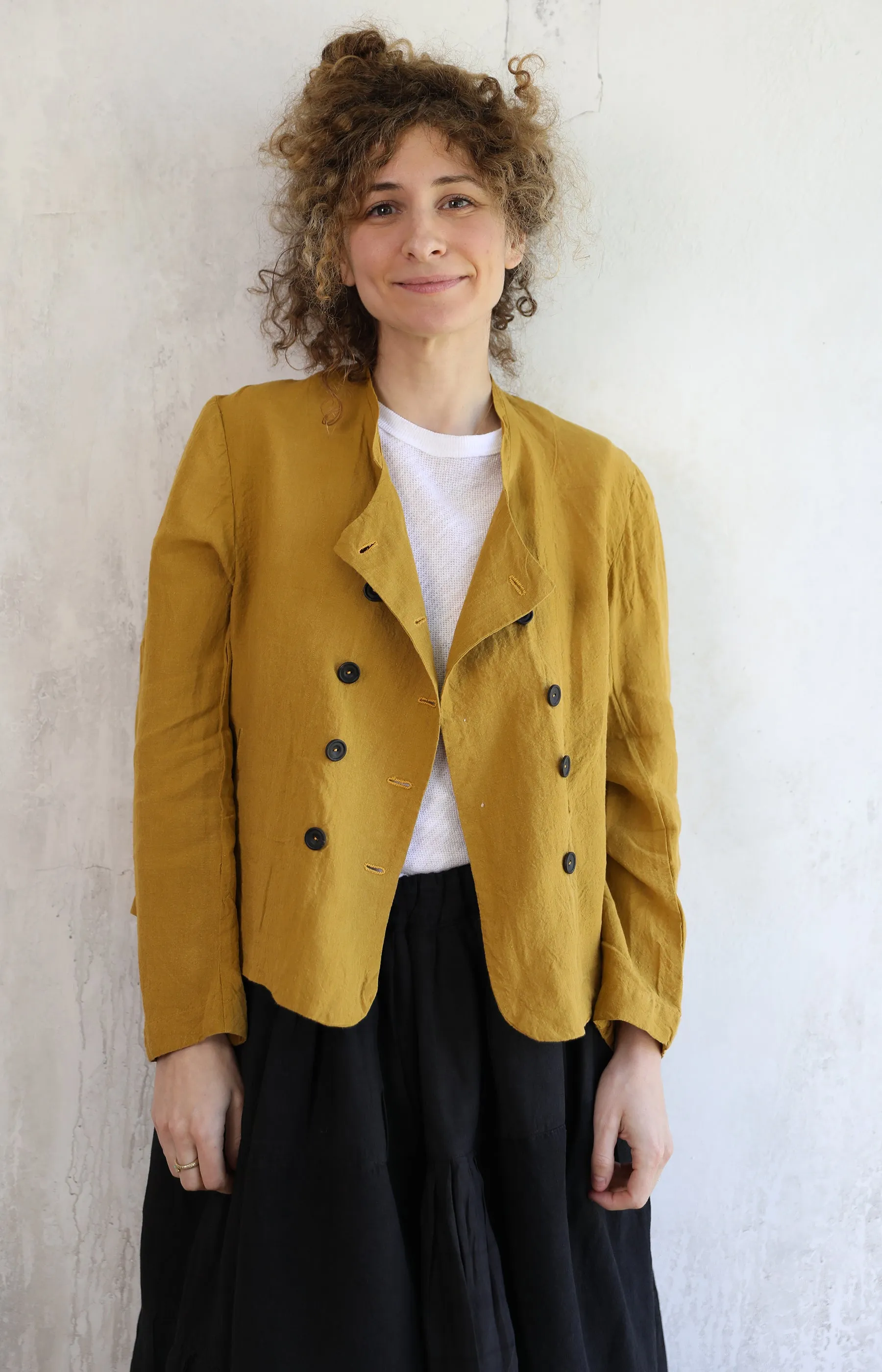 Toffee Linen Nellie Jacket