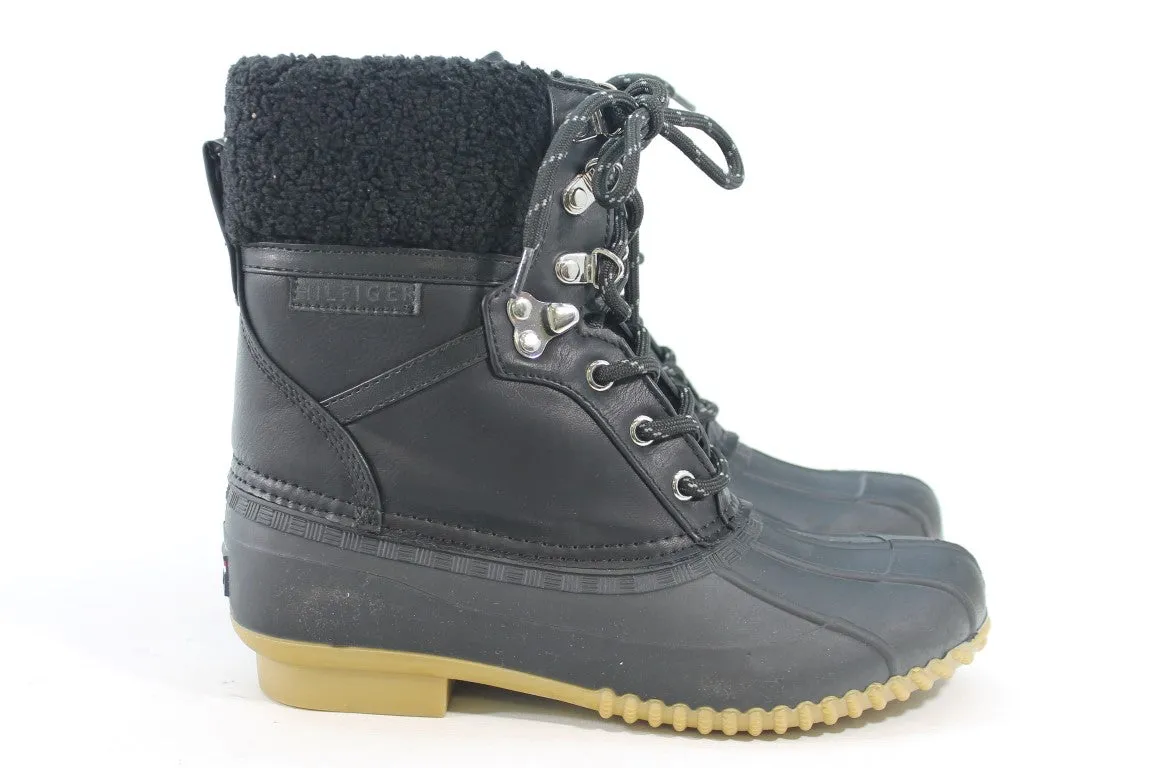 Tommy Hilfiger Rian Women's Black Boots 7M(ZAP19083)