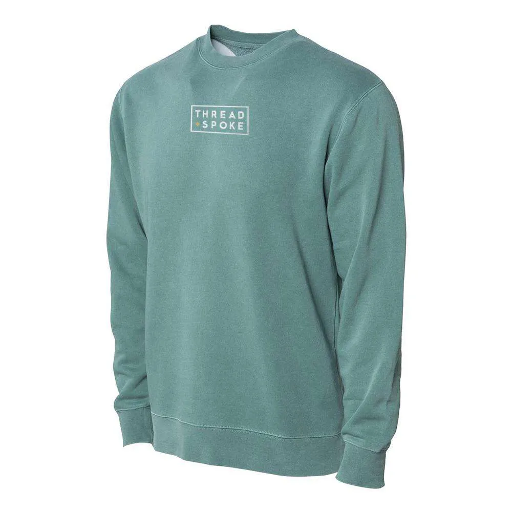 T+S Logo Crewneck Sweater Alpine Green