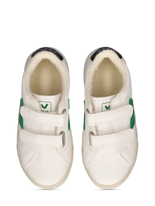 Veja   Esplar chrome-free leather strap sneaker 