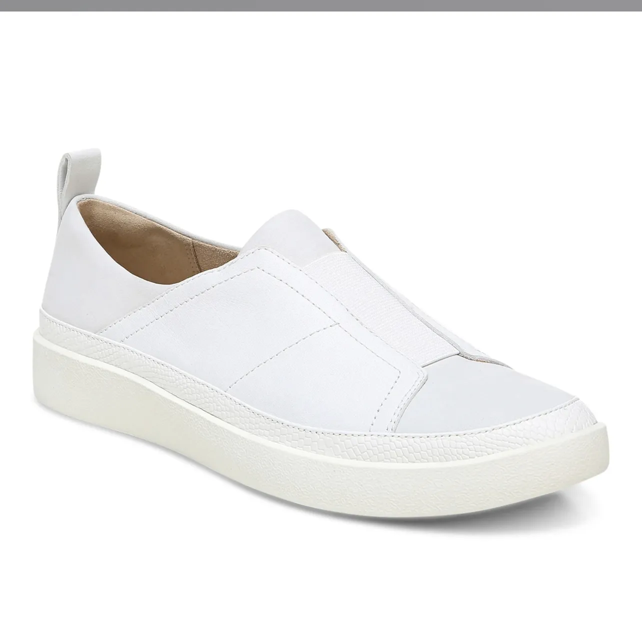 VIONIC ZINAH LEATHER SLIP ON SNEAKER