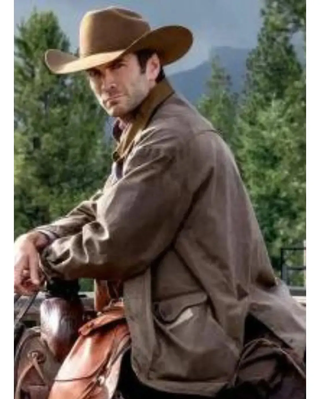 Wes Bentley Yellowstone Leather Brown Jacket | William Jacket