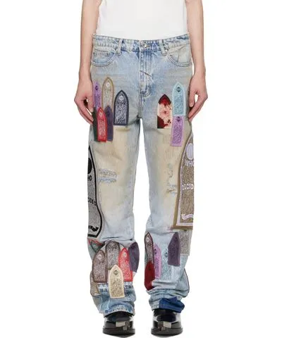 Who Decides War Blue Pastel Jeans