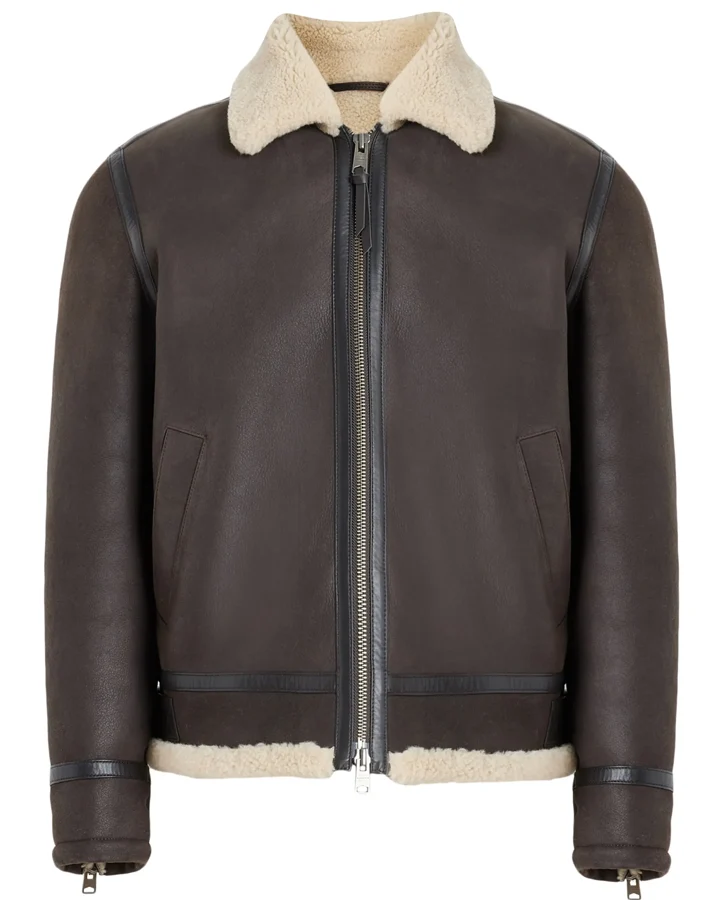 Wilson Shearling Aviator Sheepskin Jacket | William Jacket