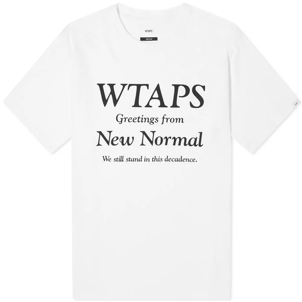 WTAPS Screen Series No Normal T-ShirtWhite