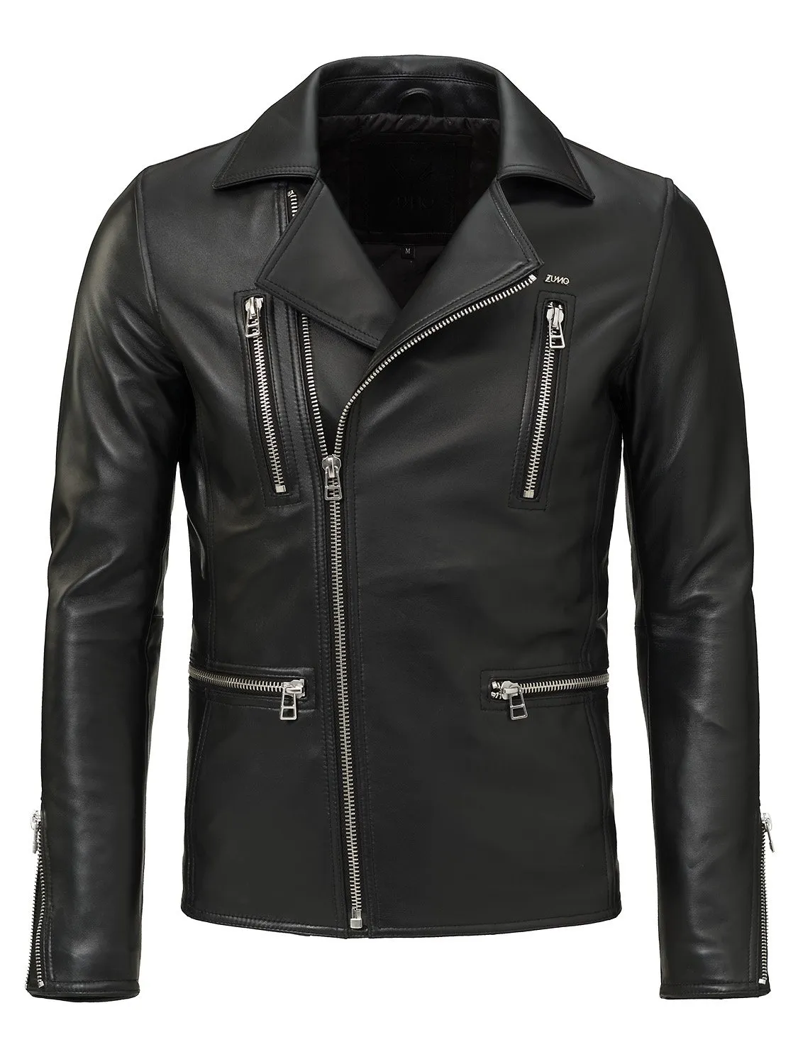 Zumo Leather Jackets Vincent Black